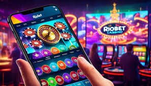 Mobile phone showing split-view interface with roulette table and Piala AFF fixture panel